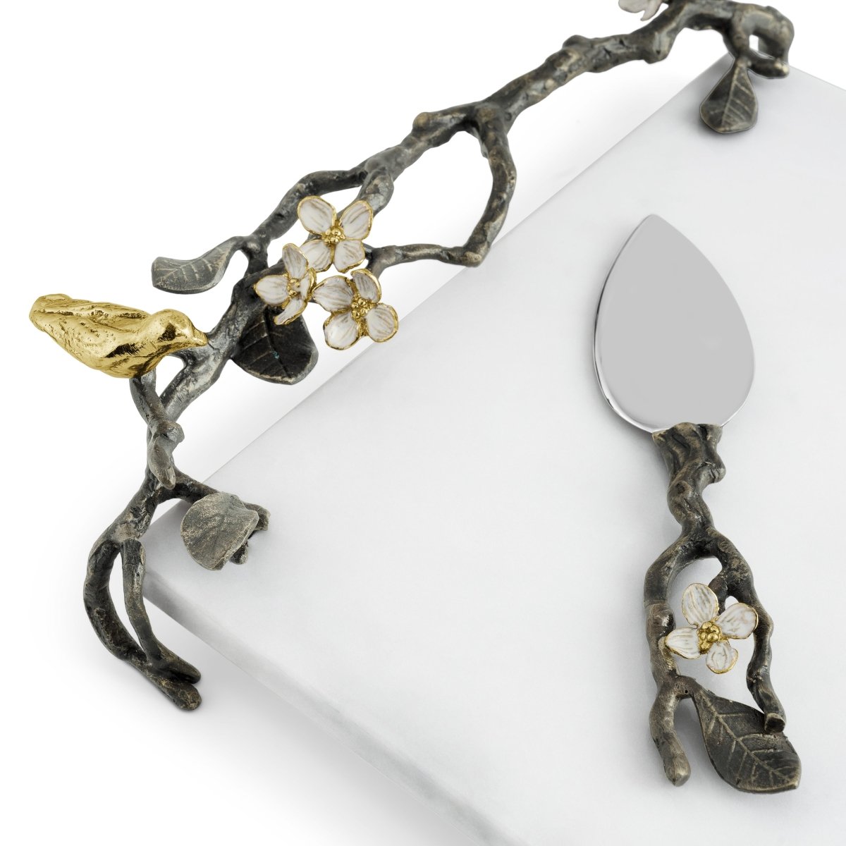 Michael Aram Lovebirds Cheeseboard with Knife