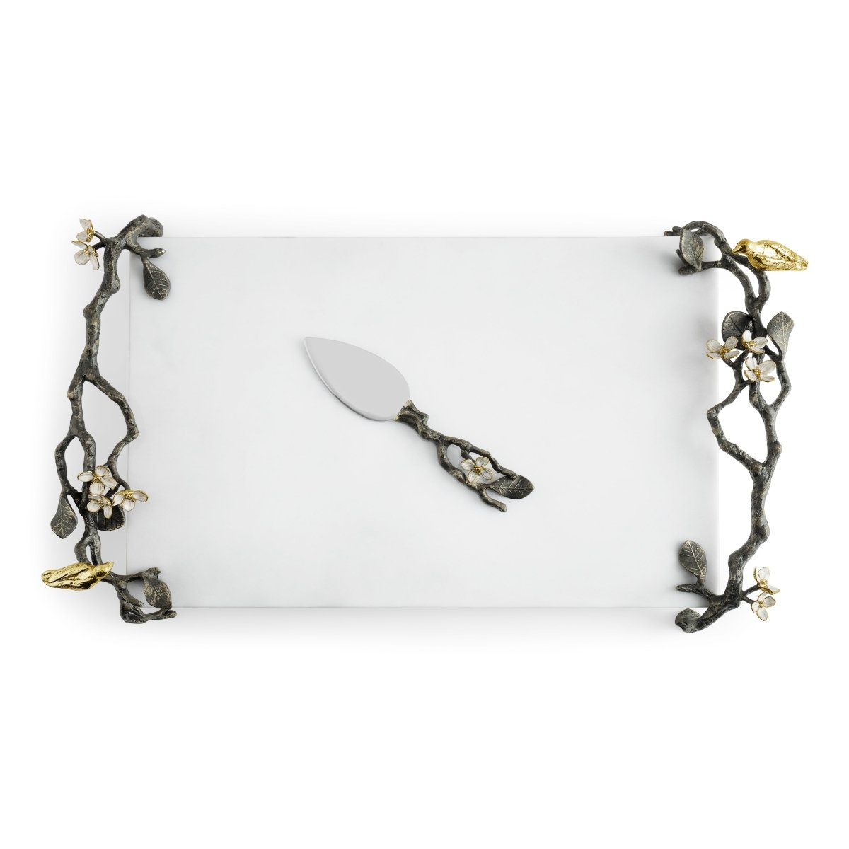 Michael Aram Lovebirds Cheeseboard with Knife