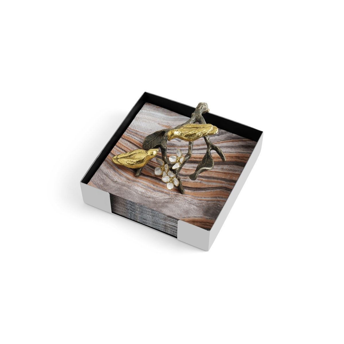 Michael Aram Lovebirds Cocktail Napkin Holder