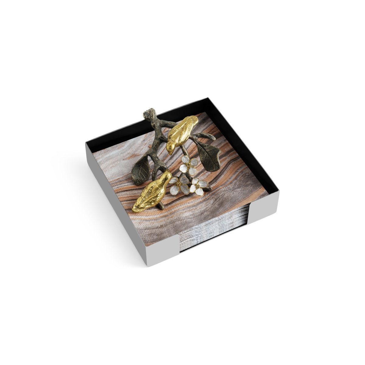 Michael Aram Lovebirds Cocktail Napkin Holder