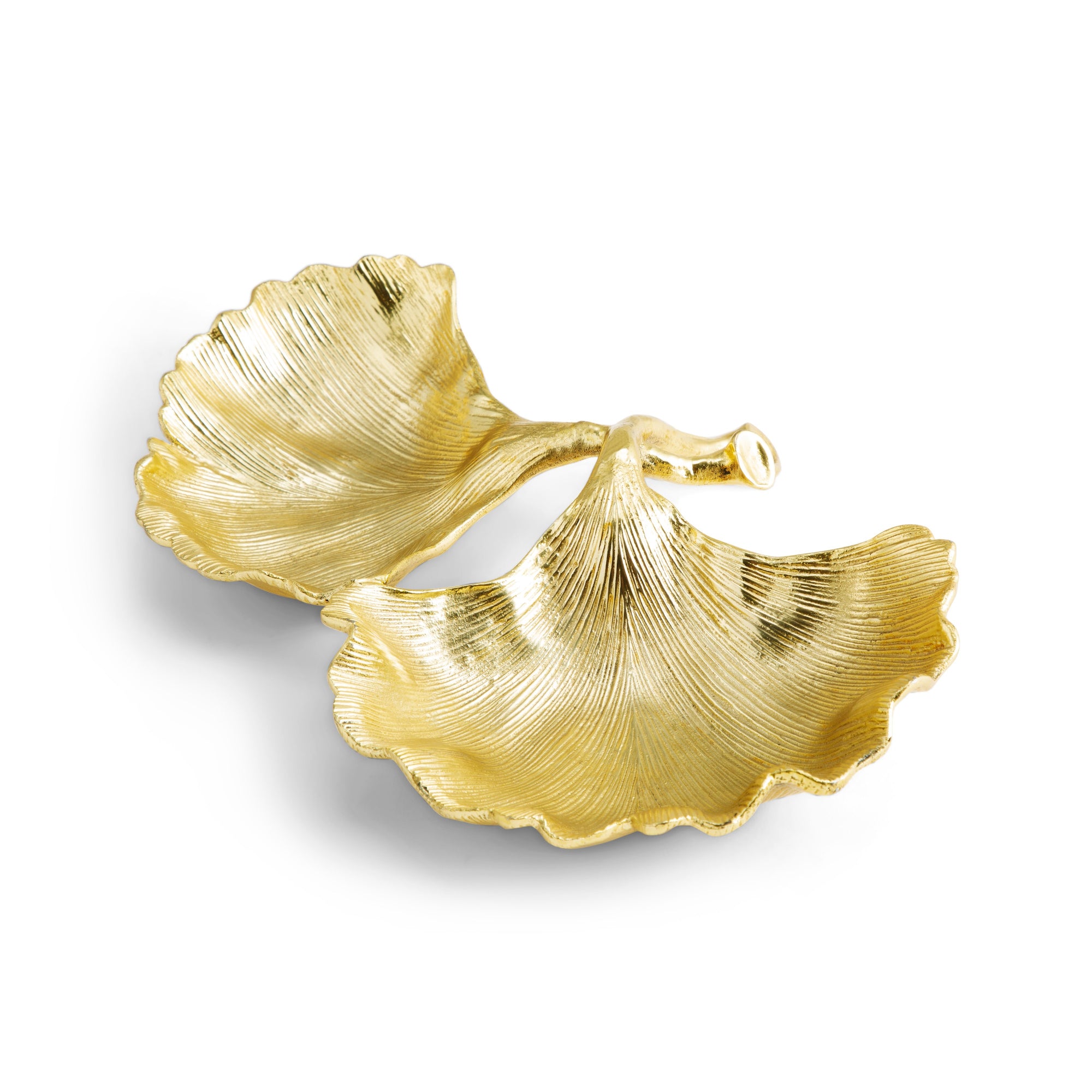 Michael Aram New Leaves Ginkgo Double Compartment Dish