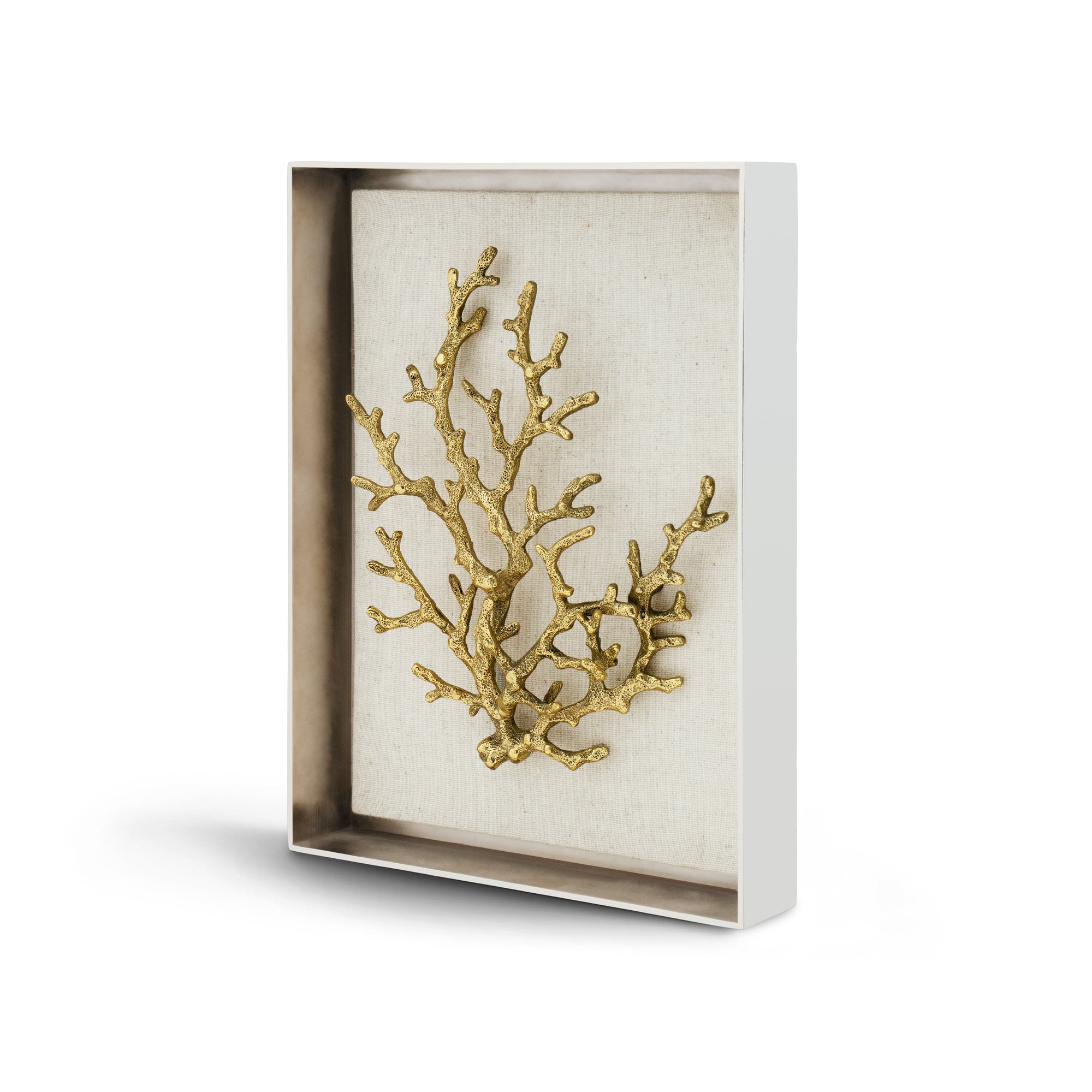 Michael Aram Ocean Coral Fabric Shadow Box