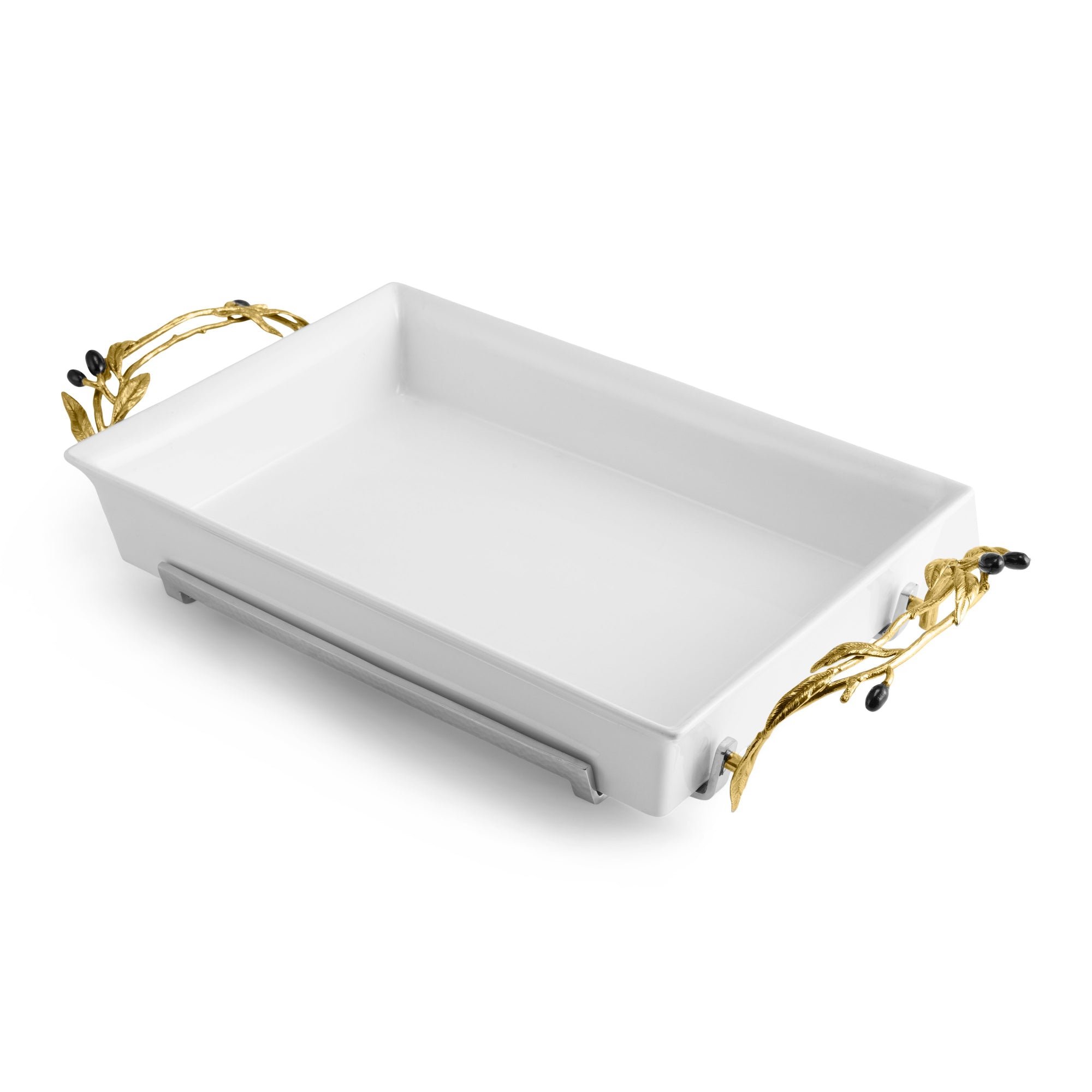 Michael Aram Olive Branch 3-Quart Casserole