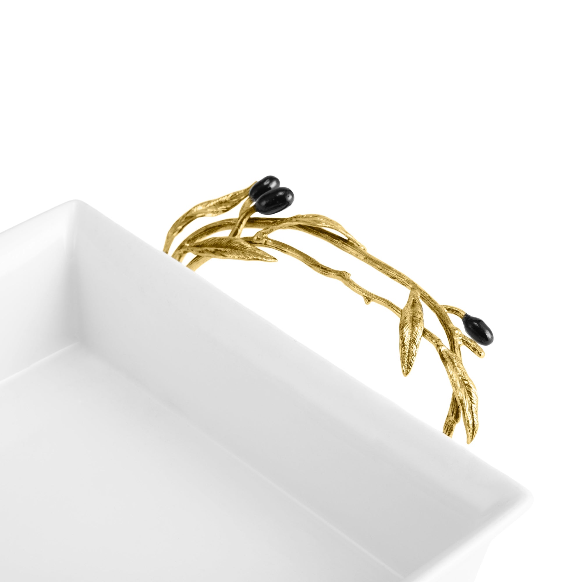 Michael Aram Olive Branch 3-Quart Casserole