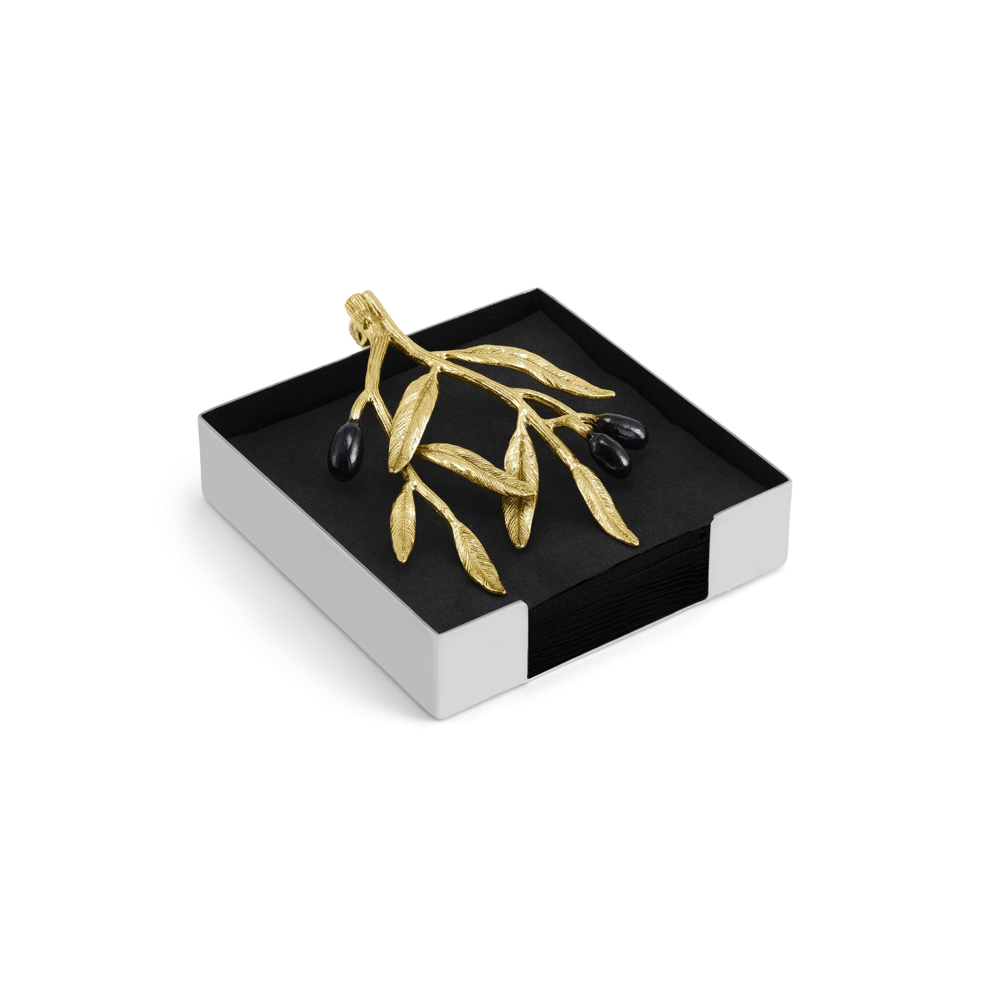 Michael Aram Olive Branch Cocktail Napkin Holder