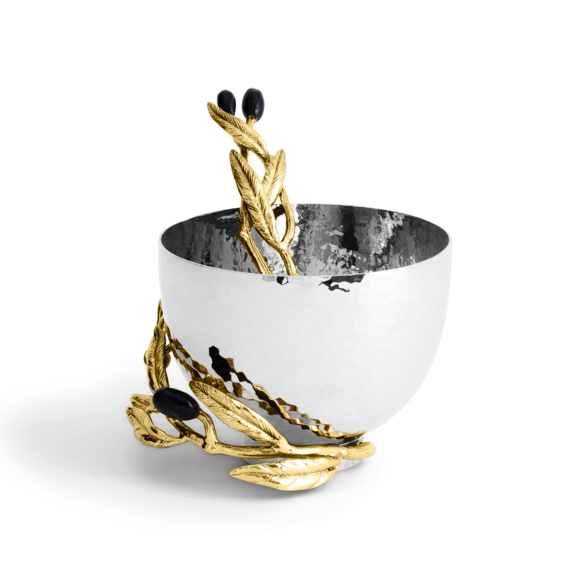 Michael Aram Olive Branch Nut Dish with Spoon