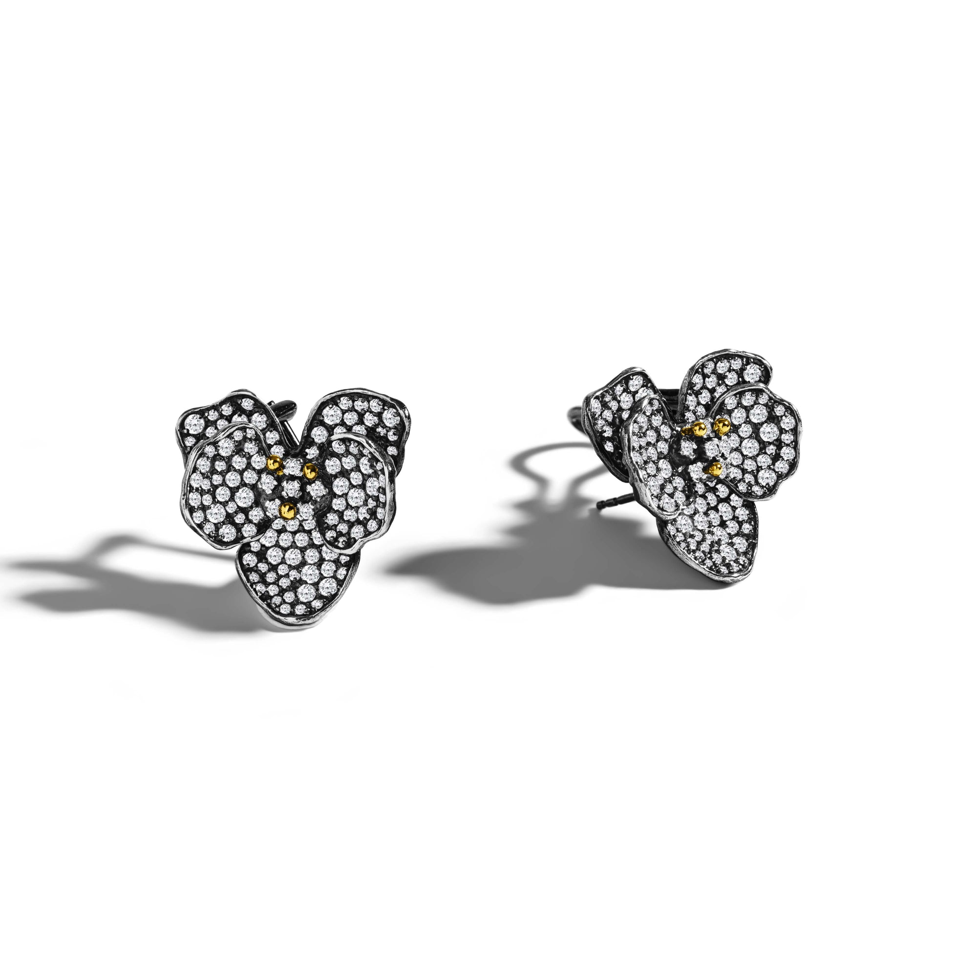 Michael Aram Orchid 21mm Pavé Earrings