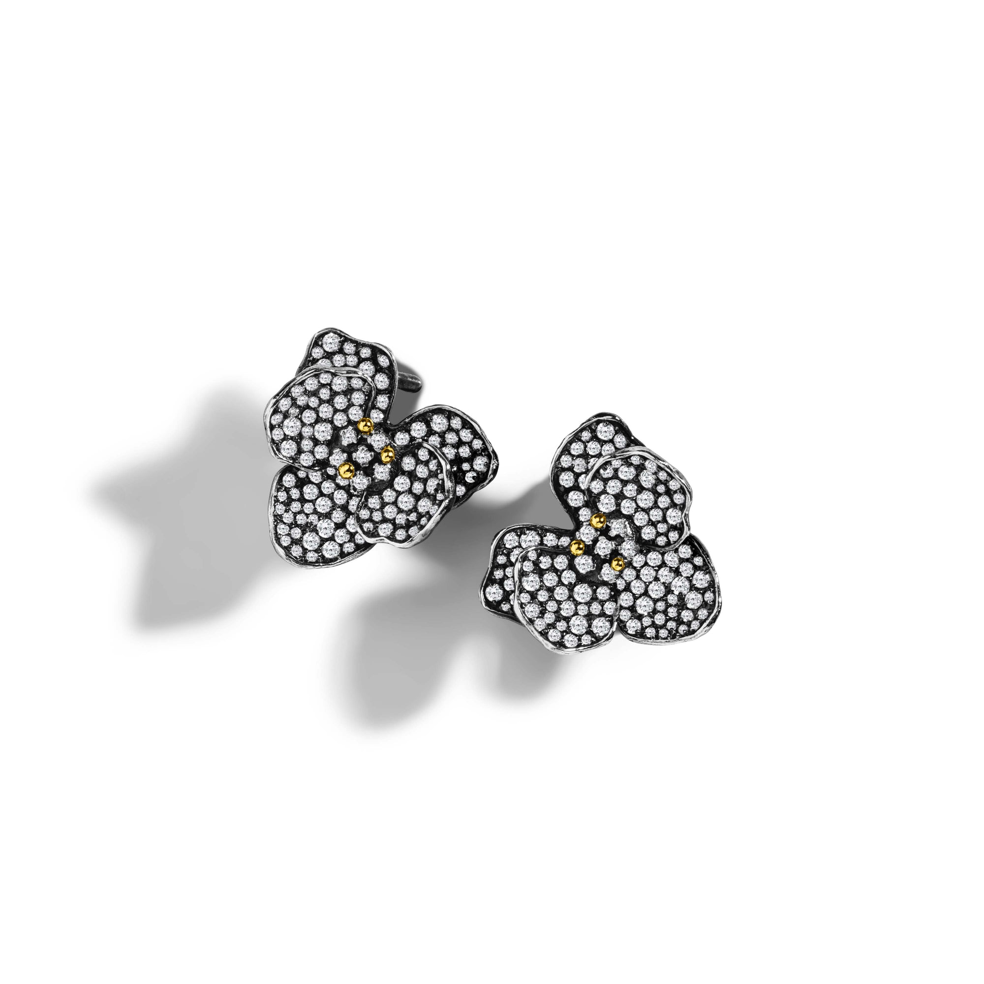Michael Aram Orchid 21mm Pavé Earrings