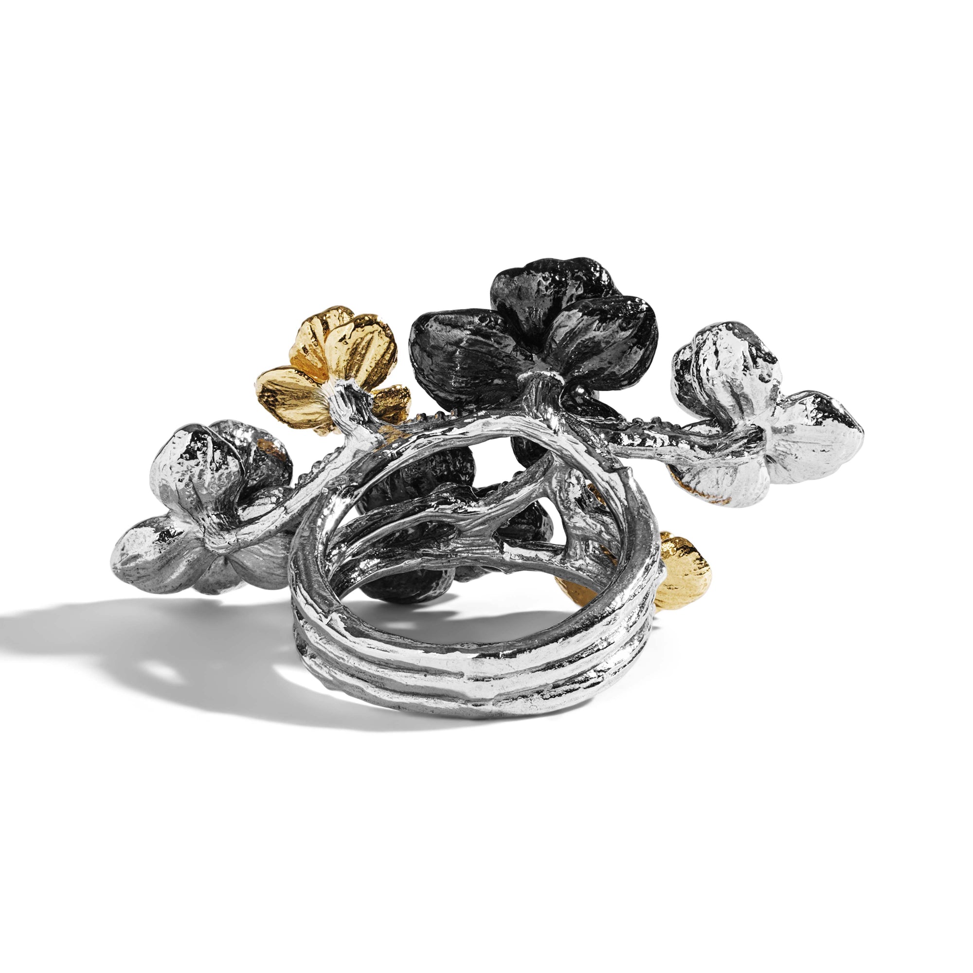 Michael Aram Orchid Cluster Ring with Diamonds