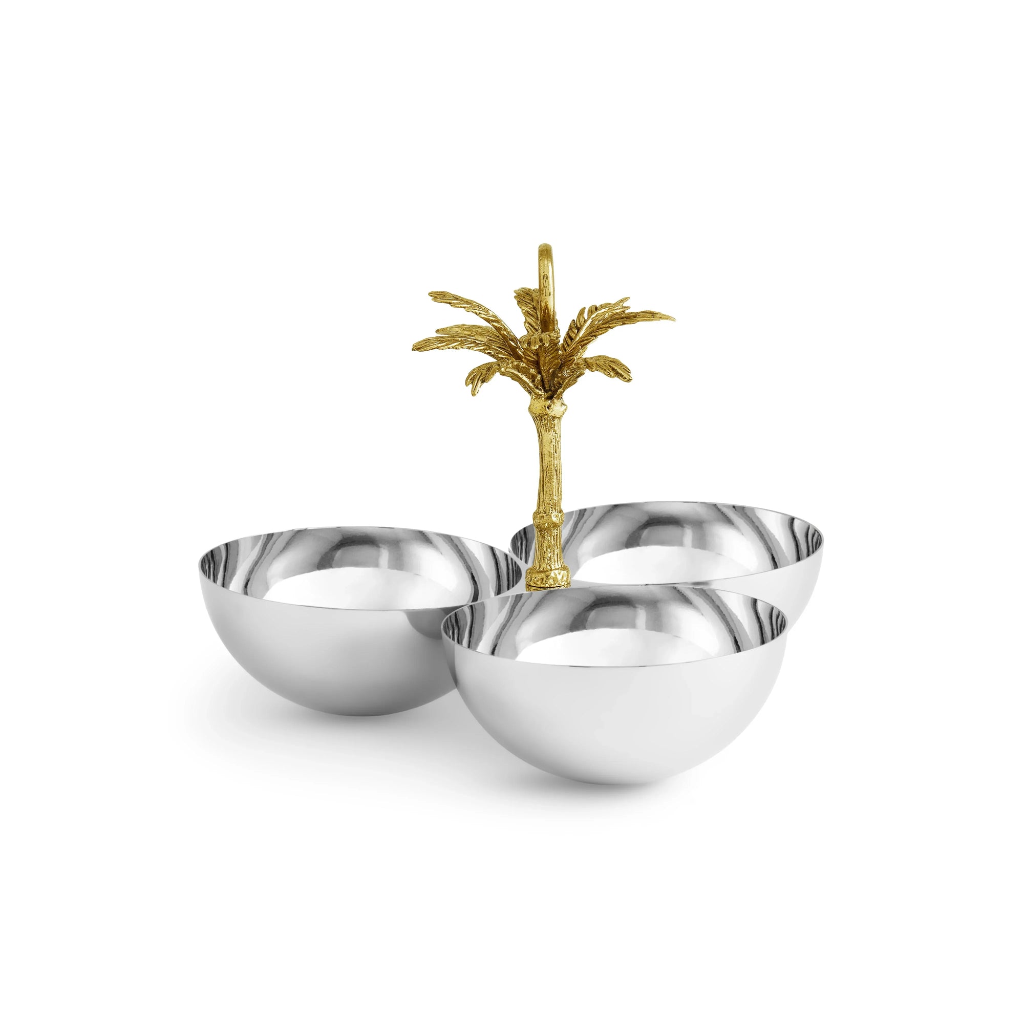 Michael Aram Palm Triple Bowl