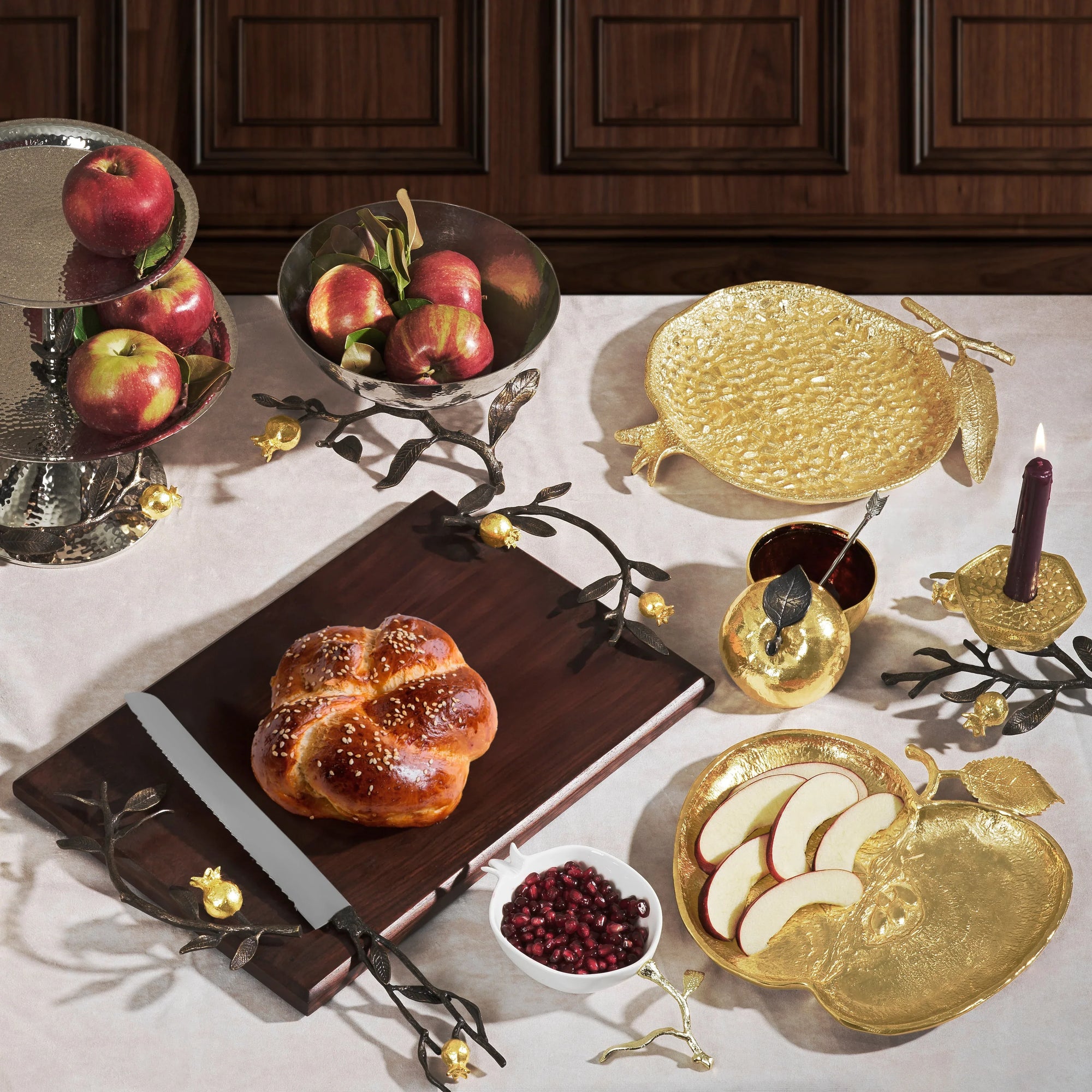 Michael Aram Pomegranate 2-Tier Etagere