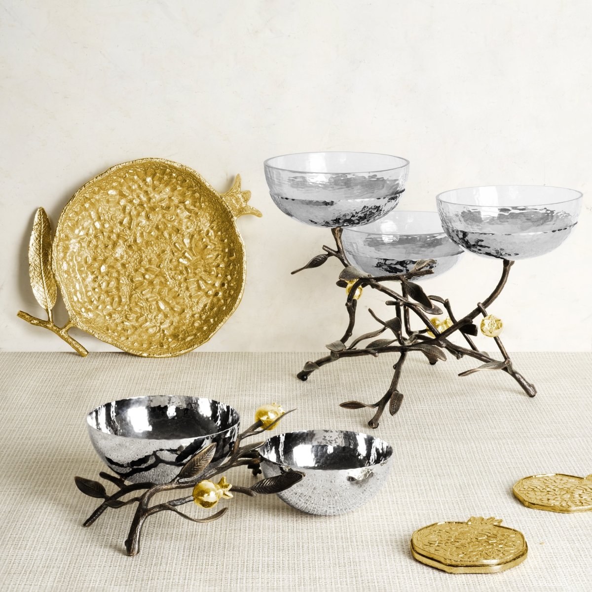 Michael Aram Pomegranate Coaster Set