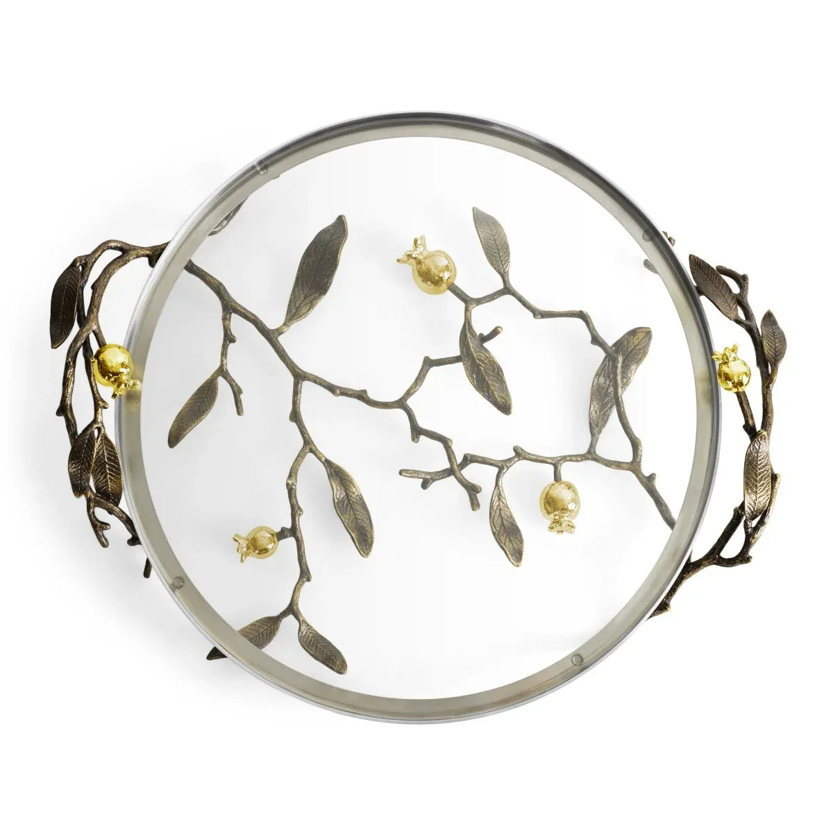 Michael Aram Pomegranate Glass Platter