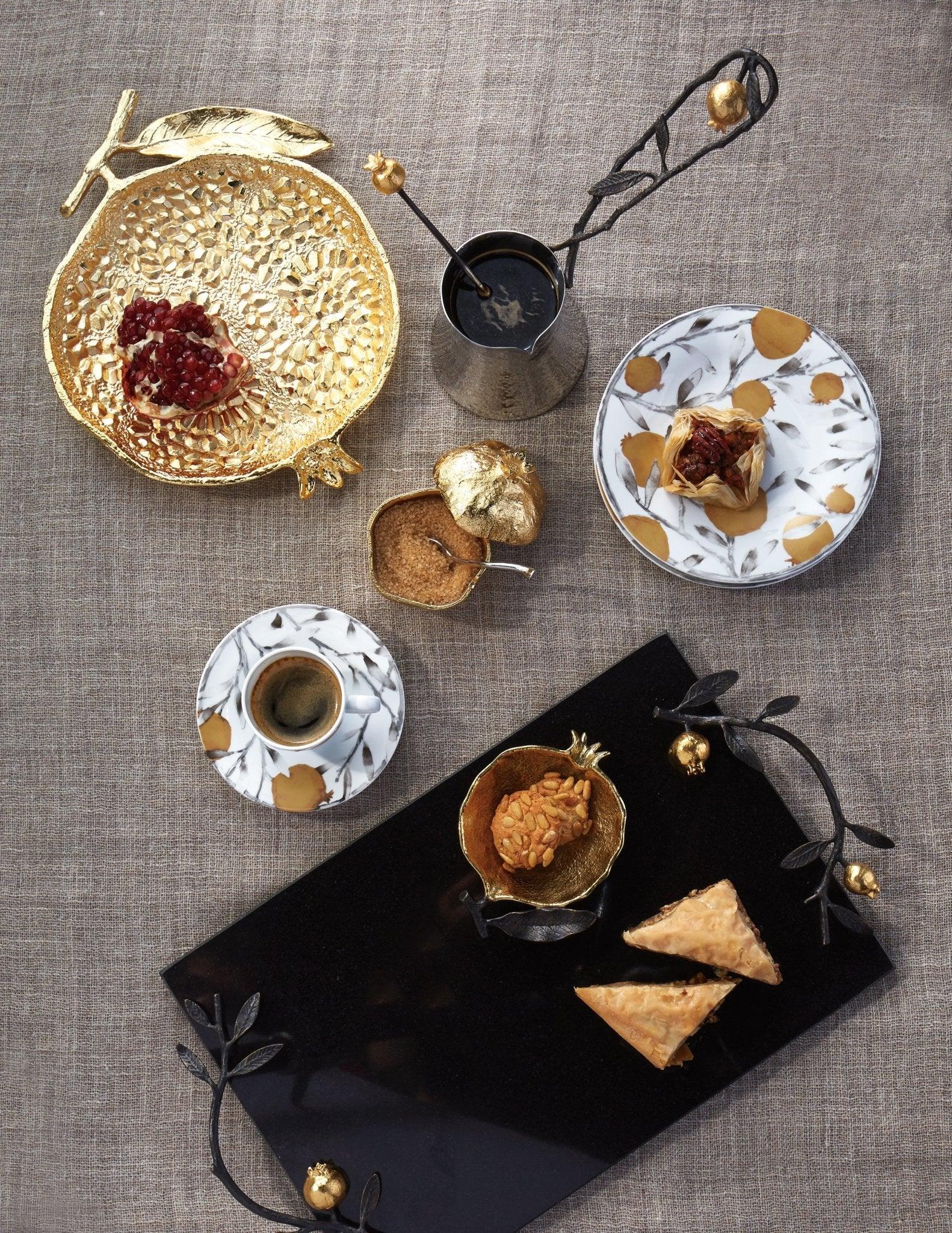 Michael Aram Pomegranate Mini Pot w/ Spoon
