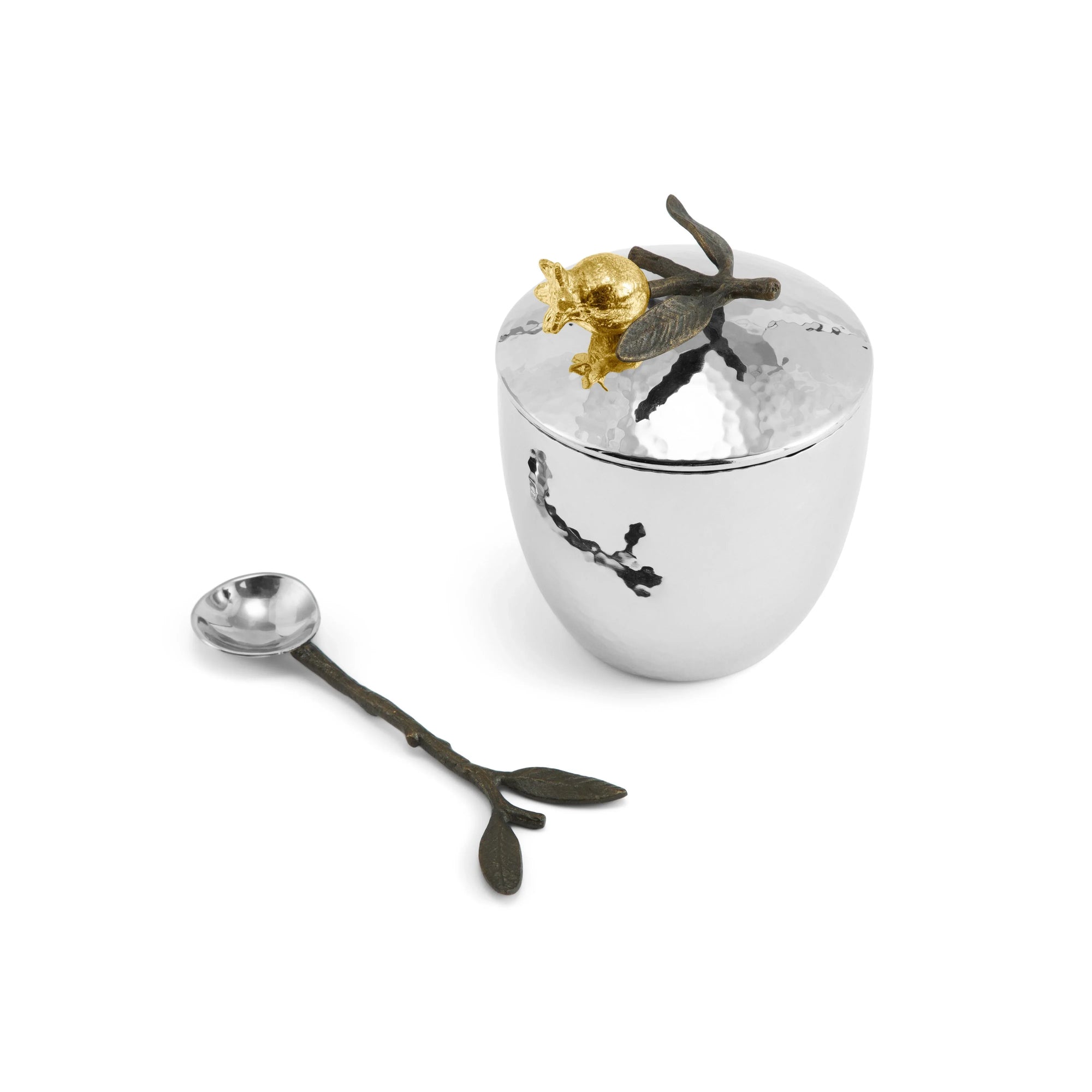 Michael Aram Pomegranate Sugar Pot w/ Spoon