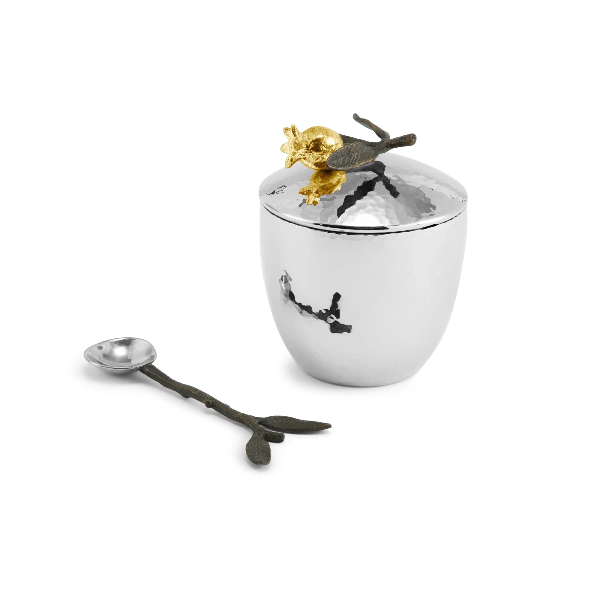 Michael Aram Pomegranate Sugar Pot w/ Spoon