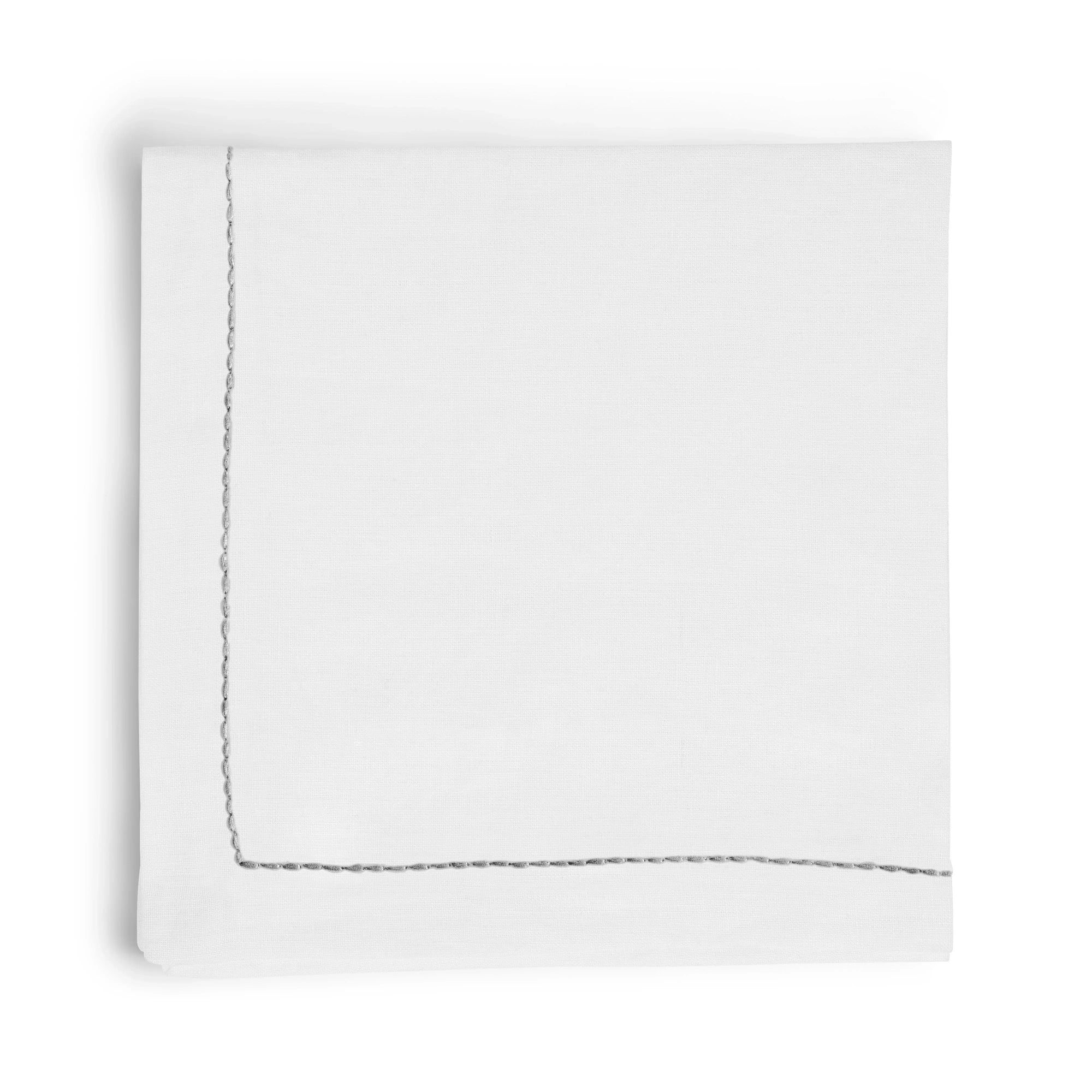 Michael Aram Silver Thread Saddlestitch Dinner Napkin