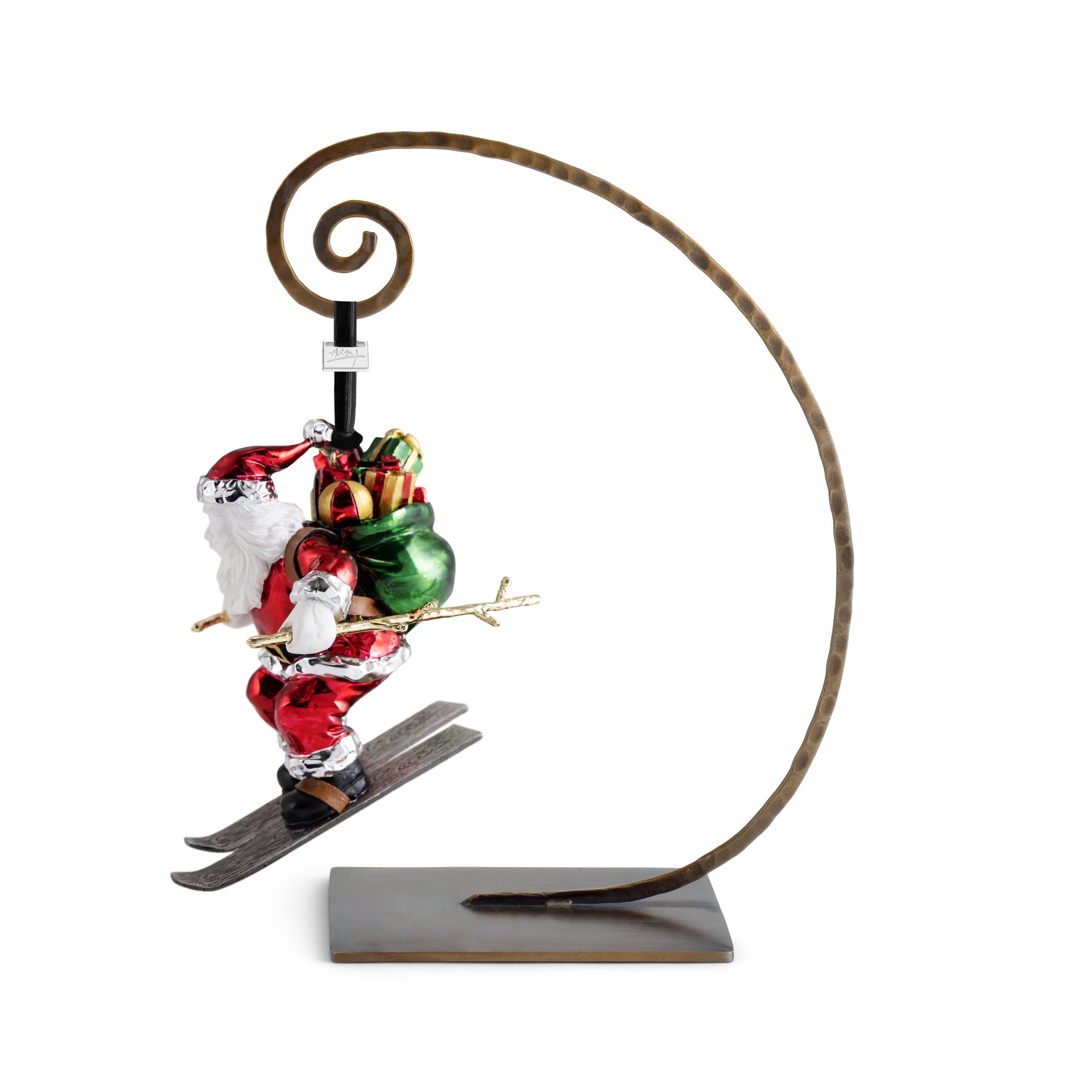 Michael Aram Skiing Santa Ornament