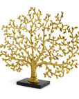 Michael Aram Tree of Life Decorative Fireplace Screen Goldtone