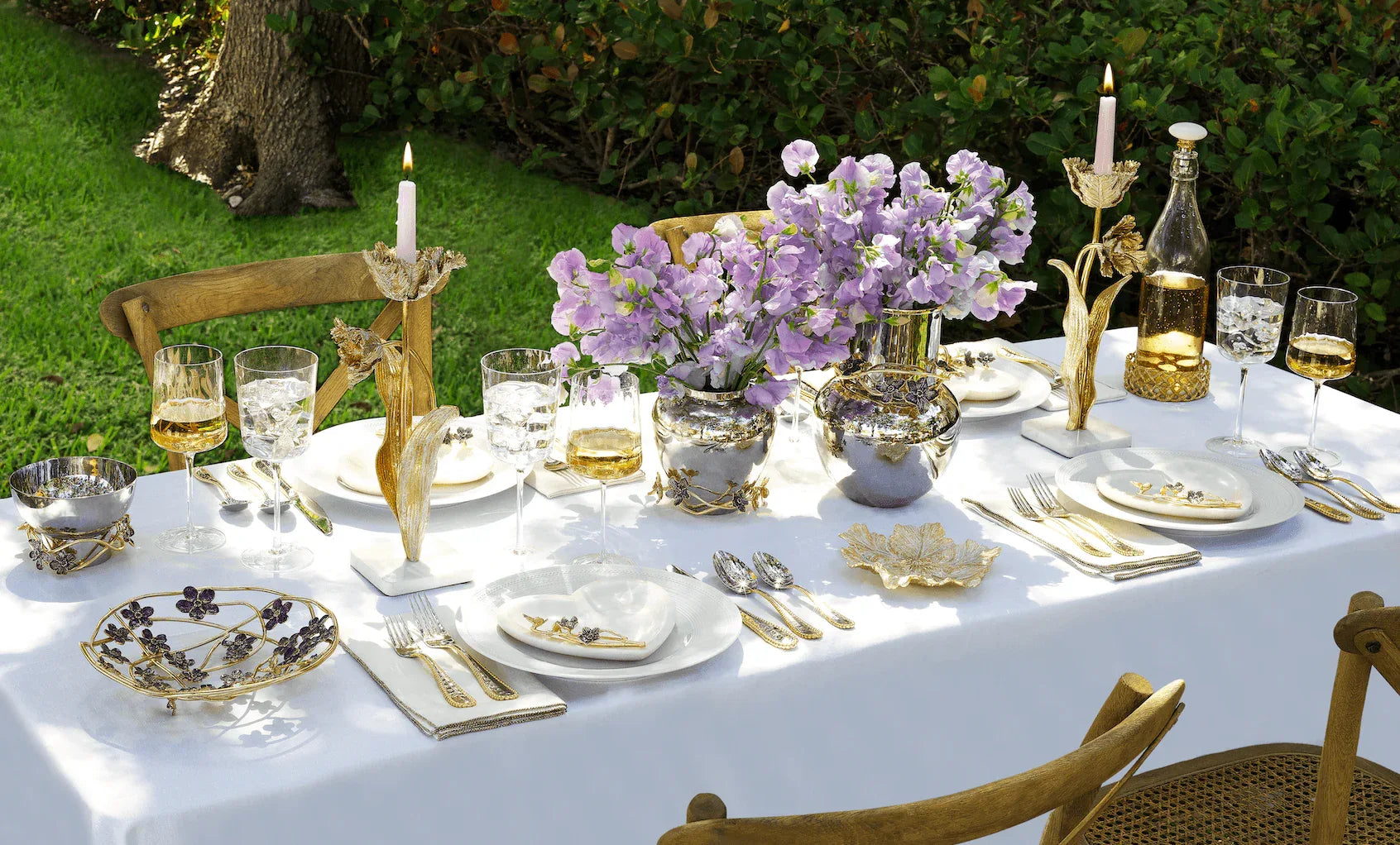 Michael Aram Tulip Candleholders
