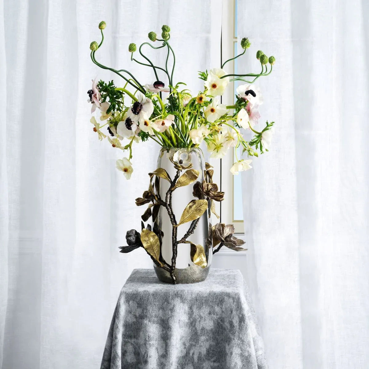 Michael Aram Vintage Bloom Centerpiece Vase