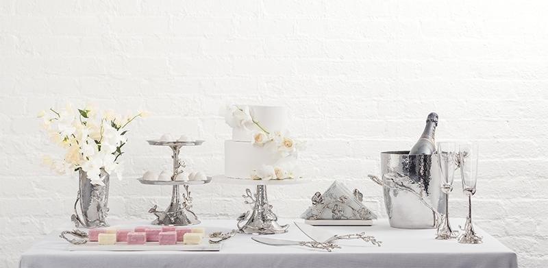 Michael Aram White Orchid 2-Tier Etagere