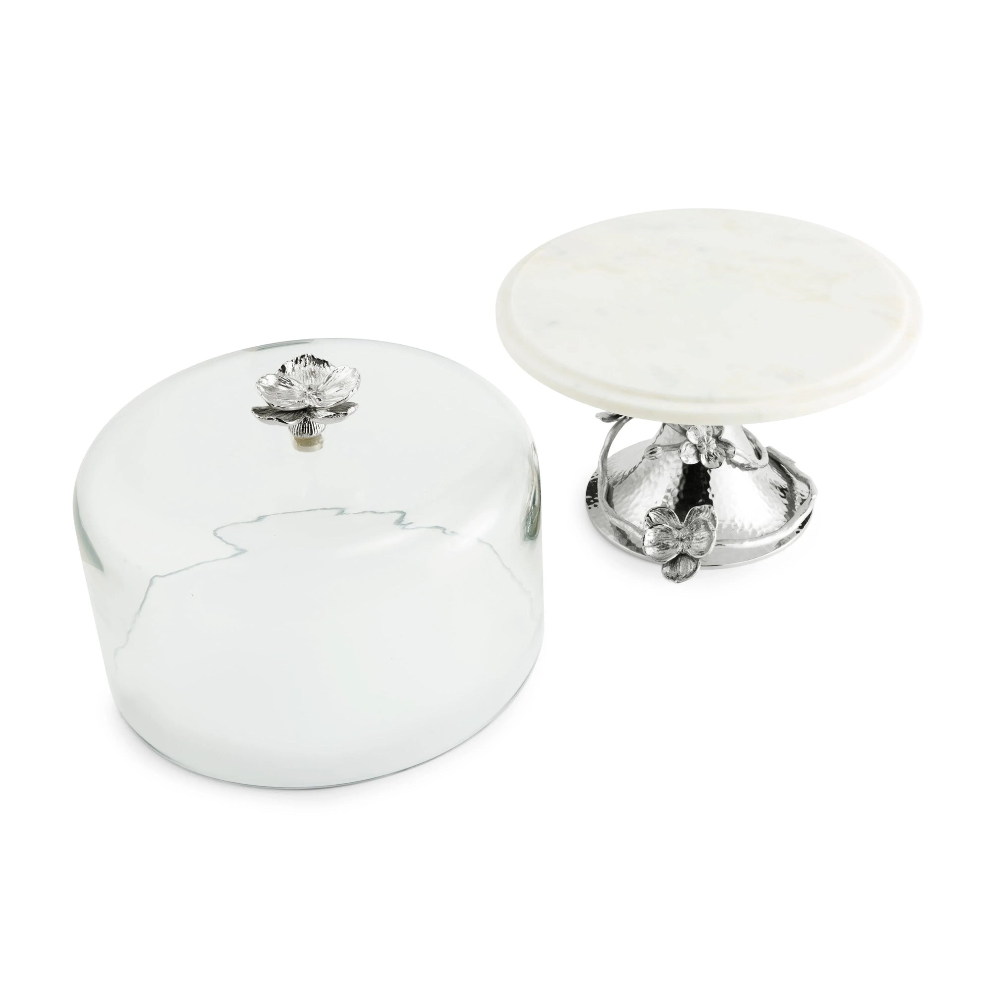 Michael Aram White Orchid Cake Stand w/ Dome