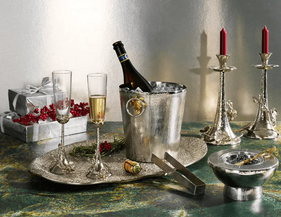 Michael Aram White Orchid Candleholders