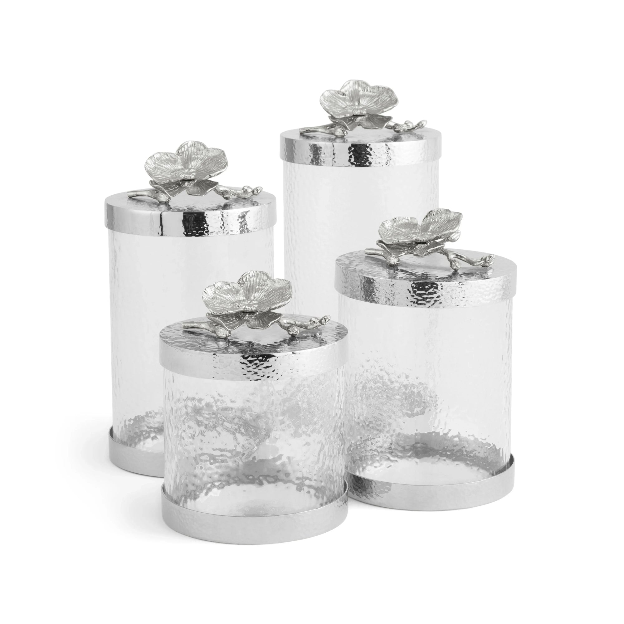 Michael Aram White Orchid Canisters