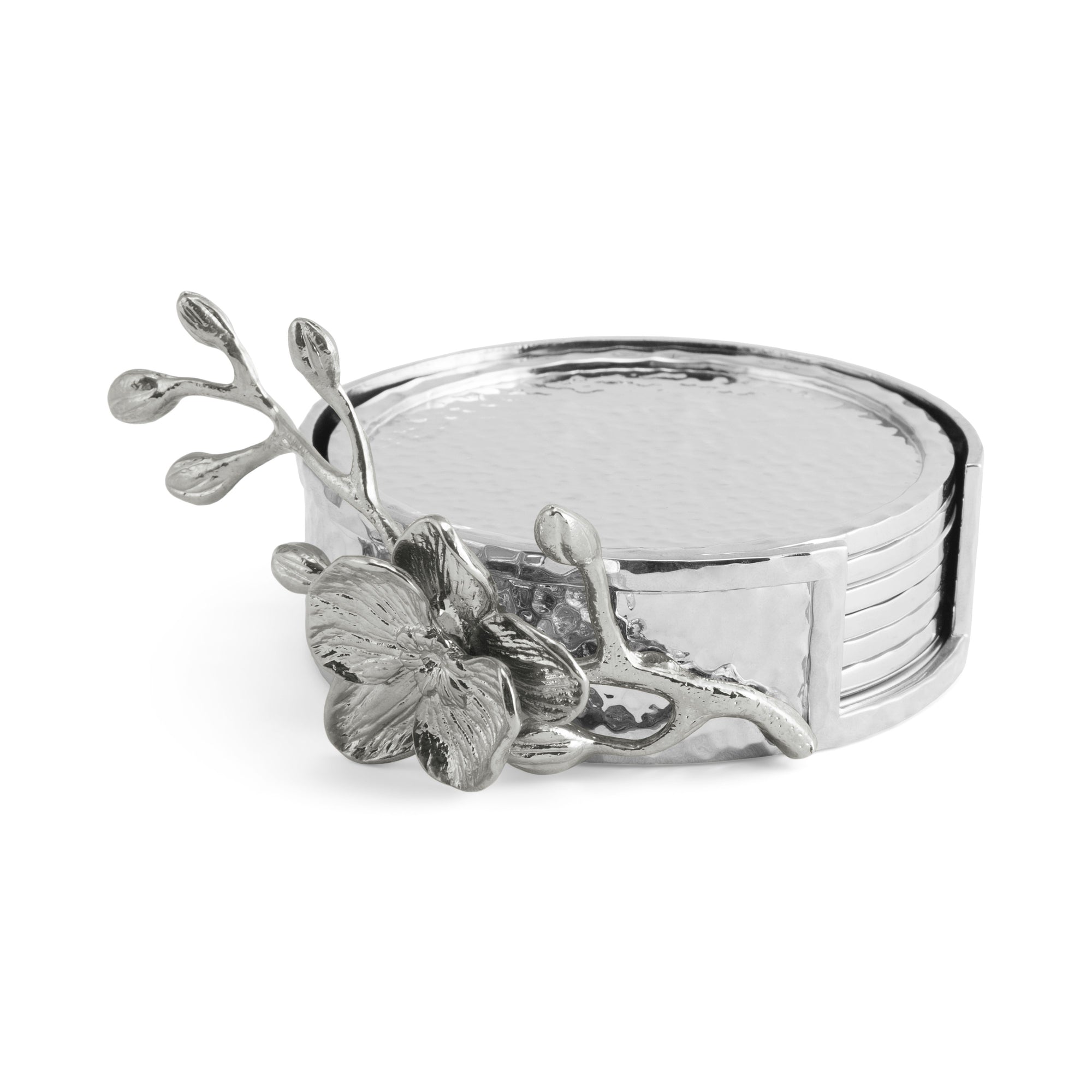 Michael Aram White Orchid Drink Coaster Set