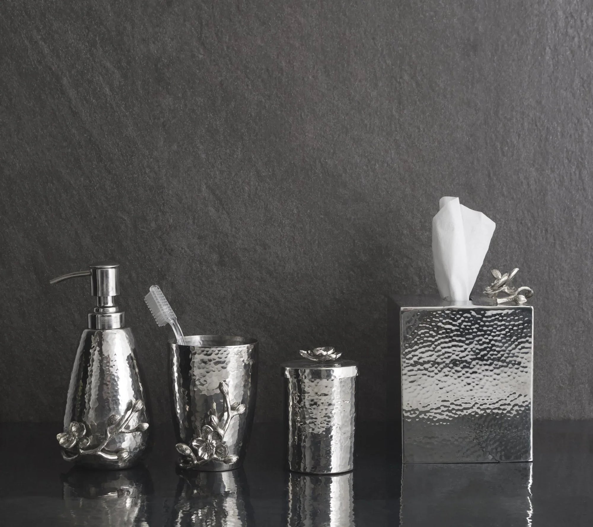 Michael Aram White Orchid Tissue Box Holder
