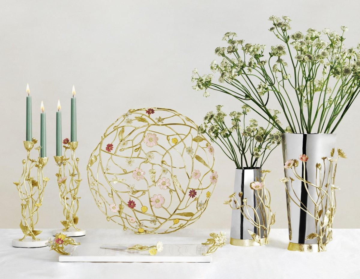 Michael Aram Wildflowers Cheeseboard with Knife