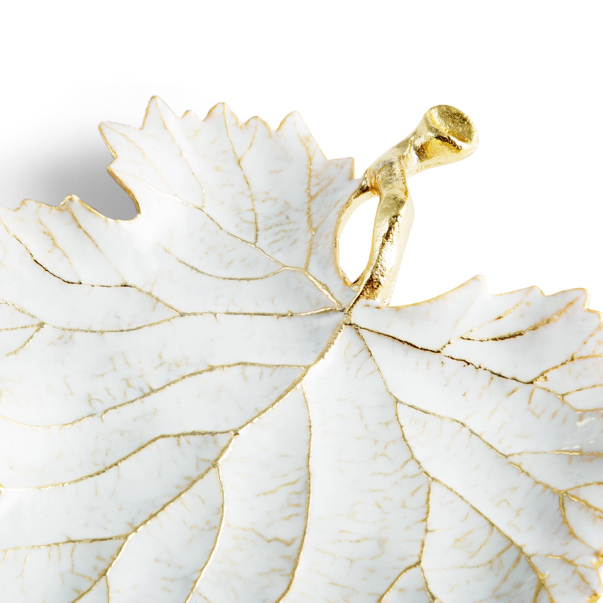 Michael Aram Winter Leaves Grape Leaf Dish